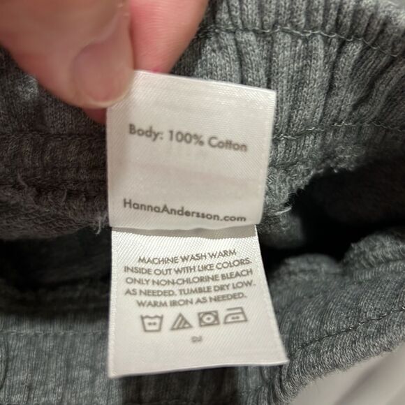 Hanna Andersson Gray slim sweat shorts size 2T EUC - Picture 9 of 9